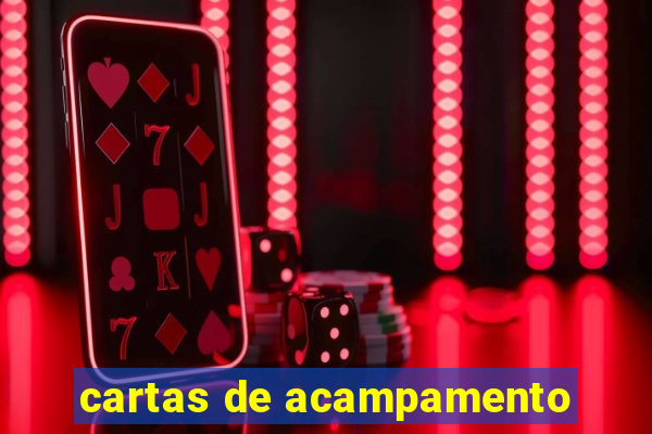 cartas de acampamento