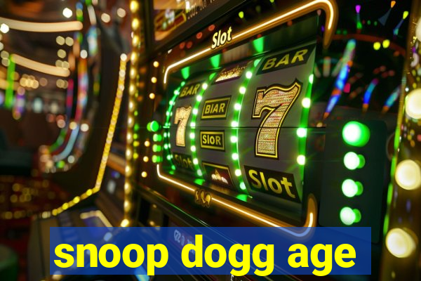 snoop dogg age