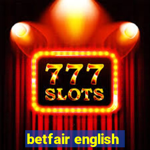 betfair english