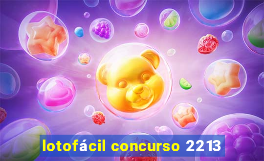 lotofácil concurso 2213