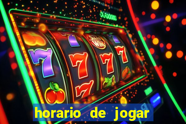 horario de jogar fortune tiger