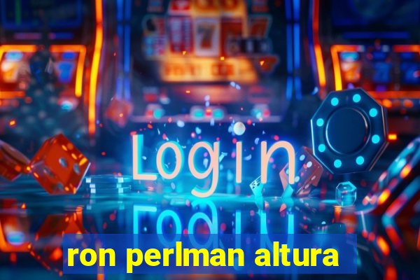 ron perlman altura