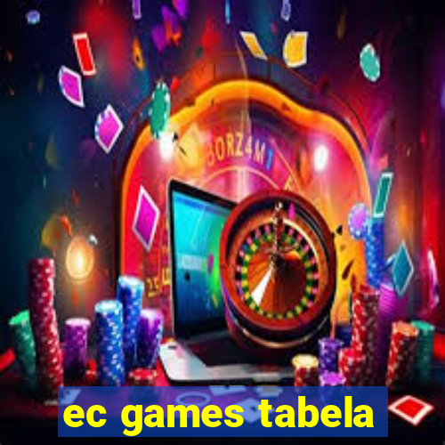 ec games tabela