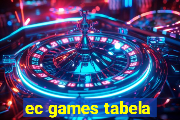 ec games tabela