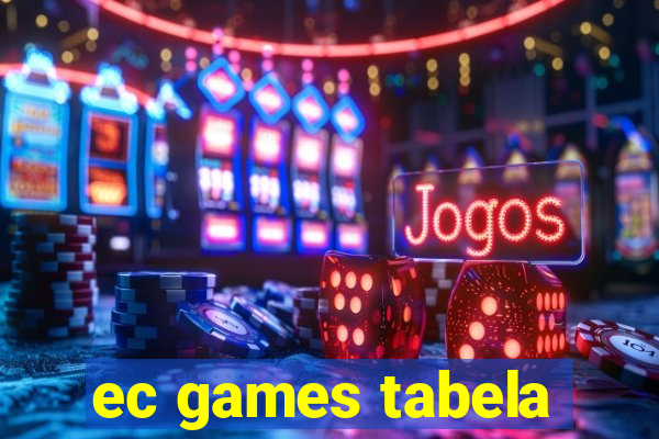 ec games tabela