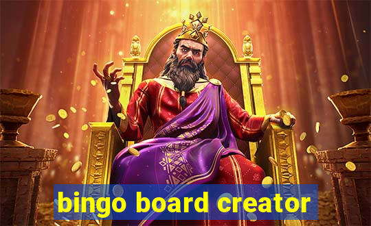 bingo board creator