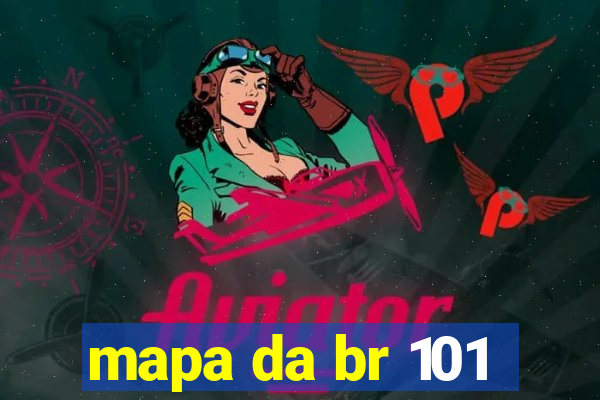 mapa da br 101