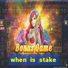 when is stake monthly bonus