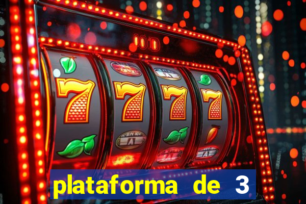 plataforma de 3 reais jogo