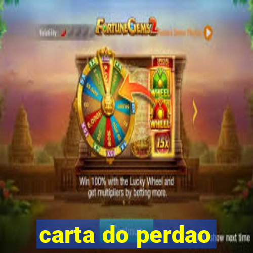 carta do perdao