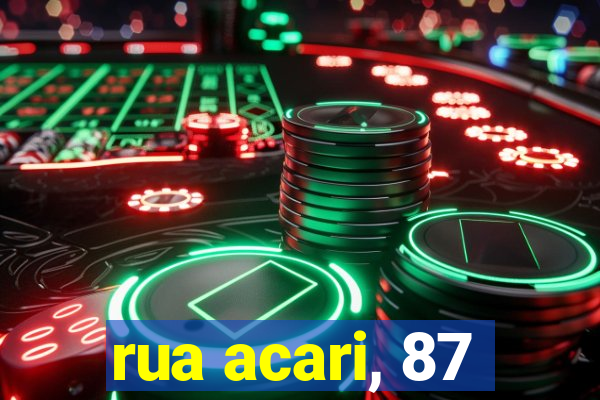 rua acari, 87