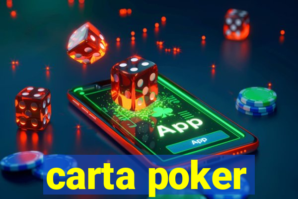 carta poker