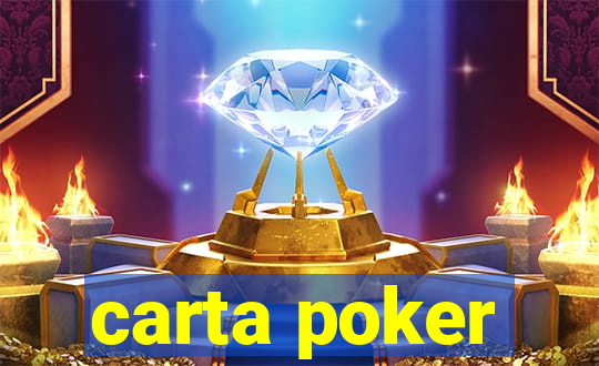 carta poker