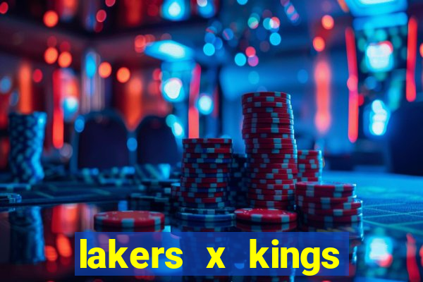 lakers x kings onde assistir