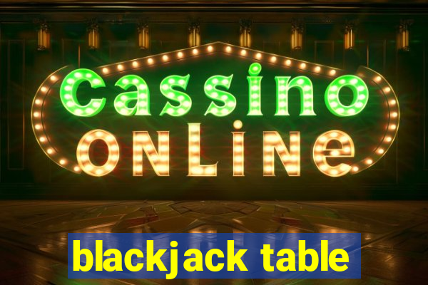 blackjack table