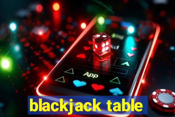 blackjack table