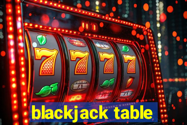 blackjack table