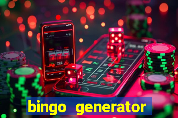 bingo generator with images