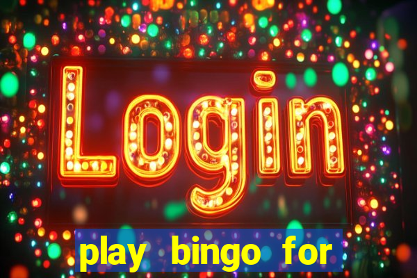 play bingo for money no deposit