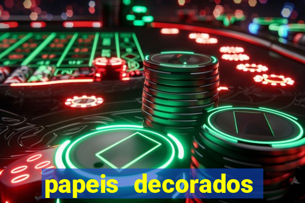 papeis decorados para imprimir