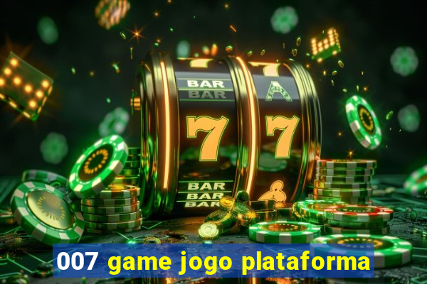 007 game jogo plataforma