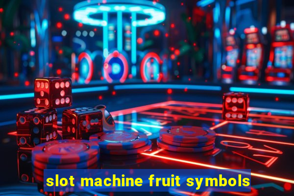 slot machine fruit symbols