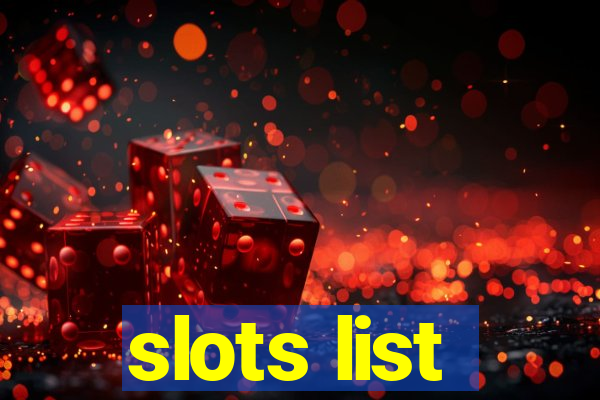 slots list