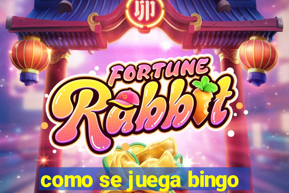 como se juega bingo