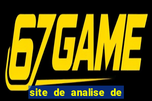 site de analise de jogos de futebol