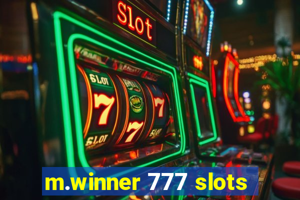 m.winner 777 slots