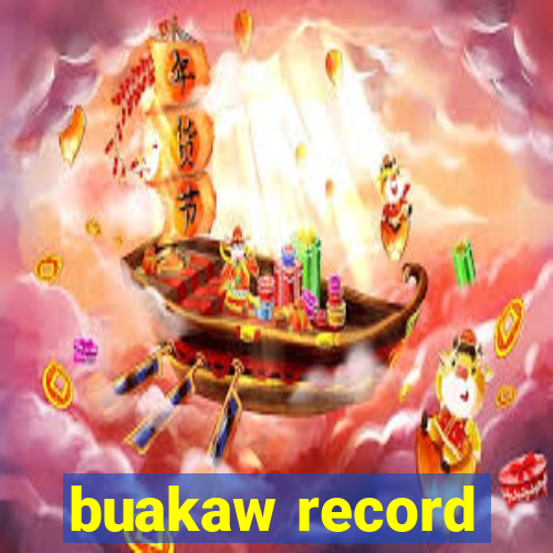 buakaw record