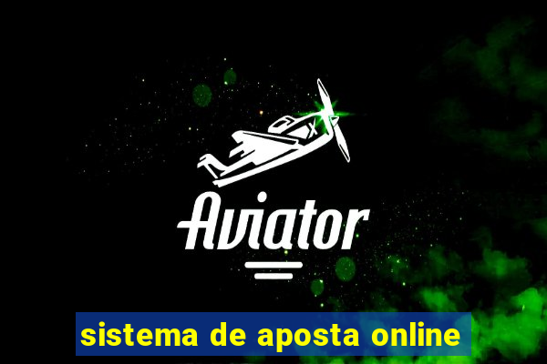 sistema de aposta online