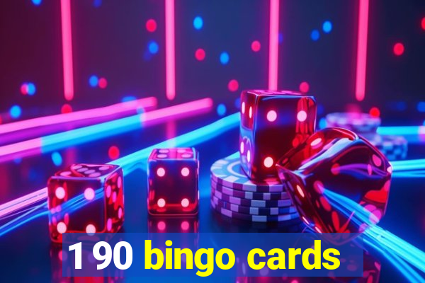 1 90 bingo cards