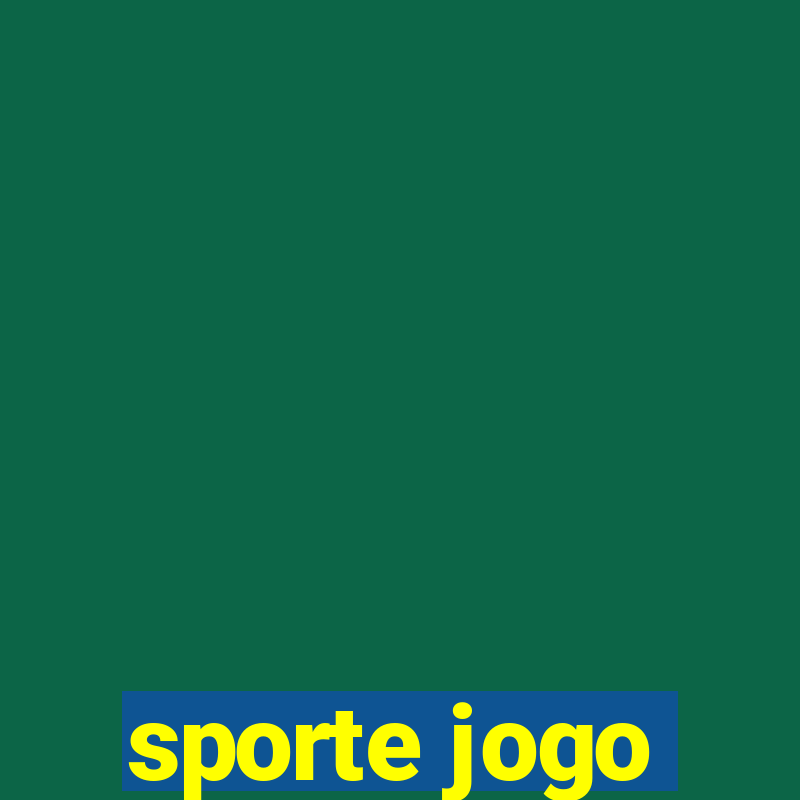 sporte jogo