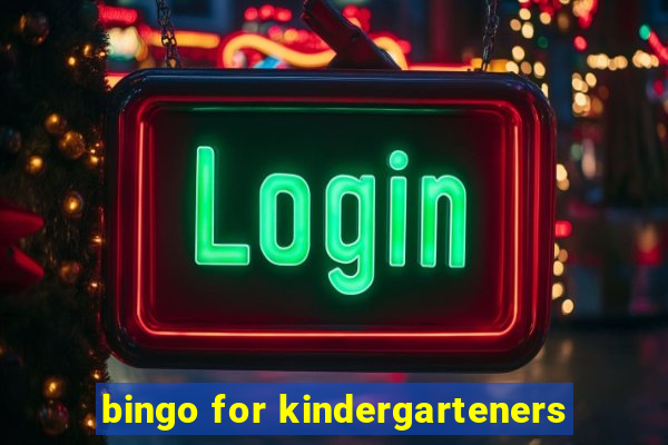 bingo for kindergarteners