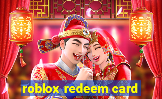 roblox redeem card