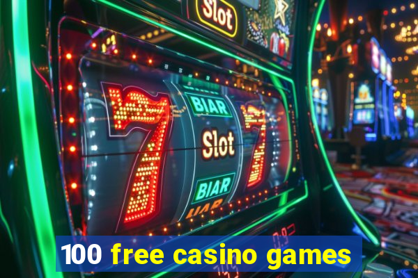 100 free casino games