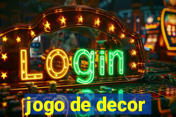 jogo de decor