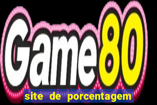 site de porcentagem de slot