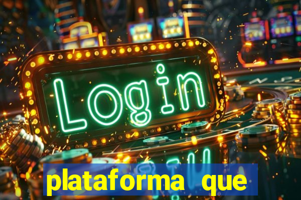 plataforma que est谩 pagando agora