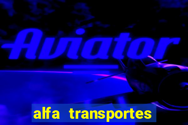 alfa transportes pato branco