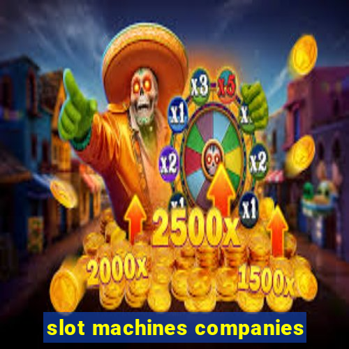 slot machines companies