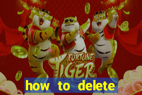 how to delete account in bingo plus