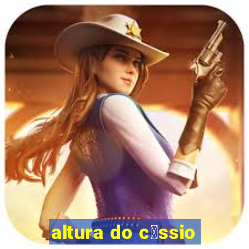 altura do c谩ssio