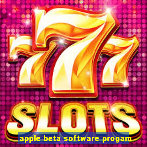 apple beta software progam