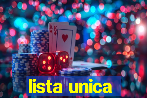 lista unica