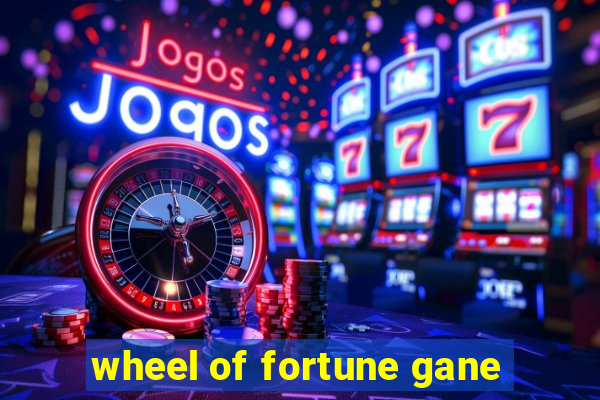 wheel of fortune gane