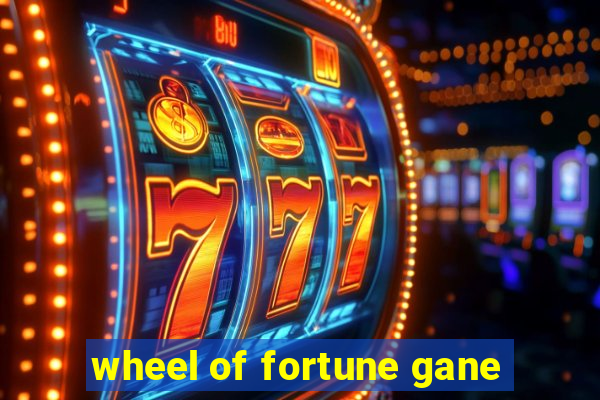 wheel of fortune gane