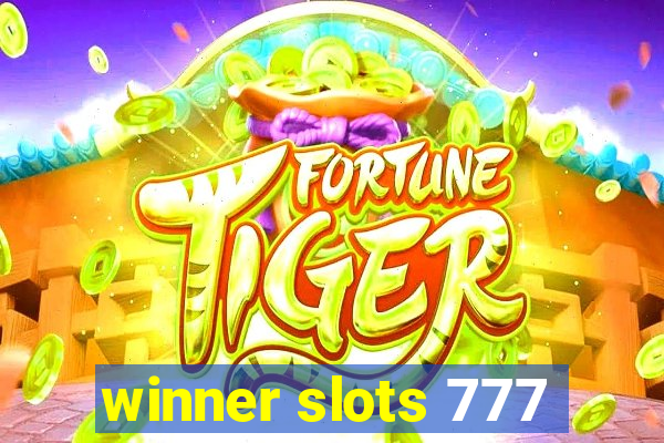 winner slots 777