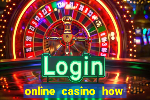 online casino how to win